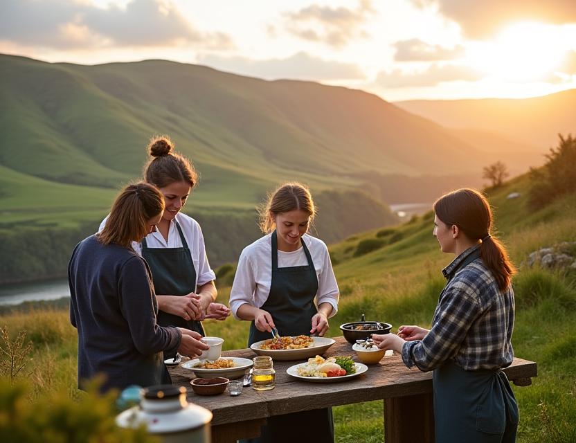 Chef-led culinary retreat in scenic Irish countryside